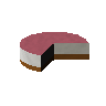 2/3 de gâteau au fromage frais (fraise)