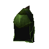 Coiffe de dragon vert