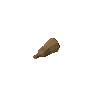 Minuscule débris de bronze contondant