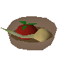 Parte de torta de verduras