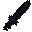 Espada longa de fantasma quebrada