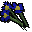 Flores azuis