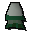 Saia verde elegante